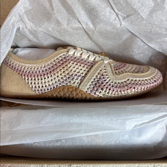 Free People-Crochet Low Pro Sneakers-Boho-New-Size 7 - Picture 5 of 5